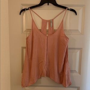 Peach Sleeveless Women's Top